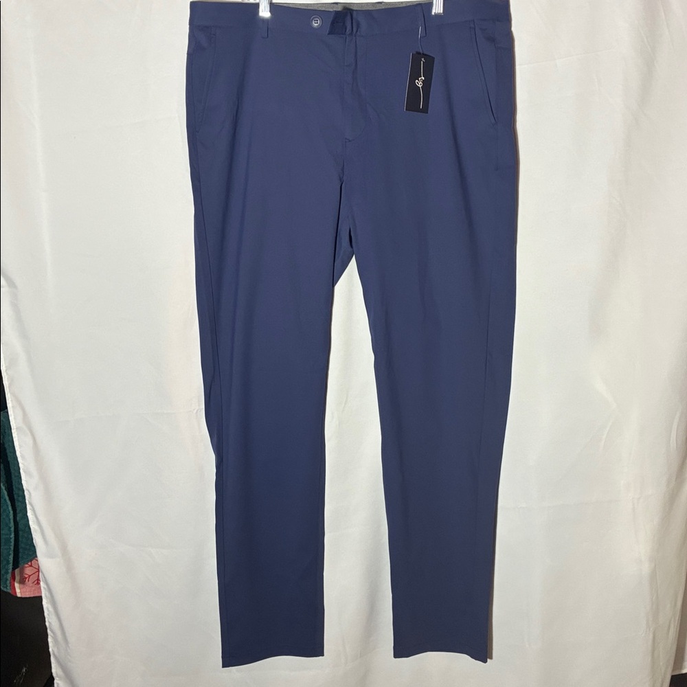 Men's NWT  Blue Boston Scott blue tech golf pants size 40/33
